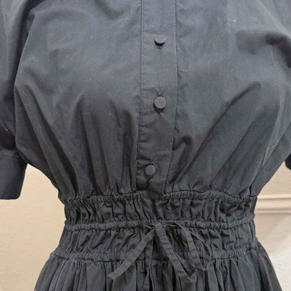 J. Crew Elena Shirt dress Shirred-Waist Midi Dress✨2 - Picture 3 of 11